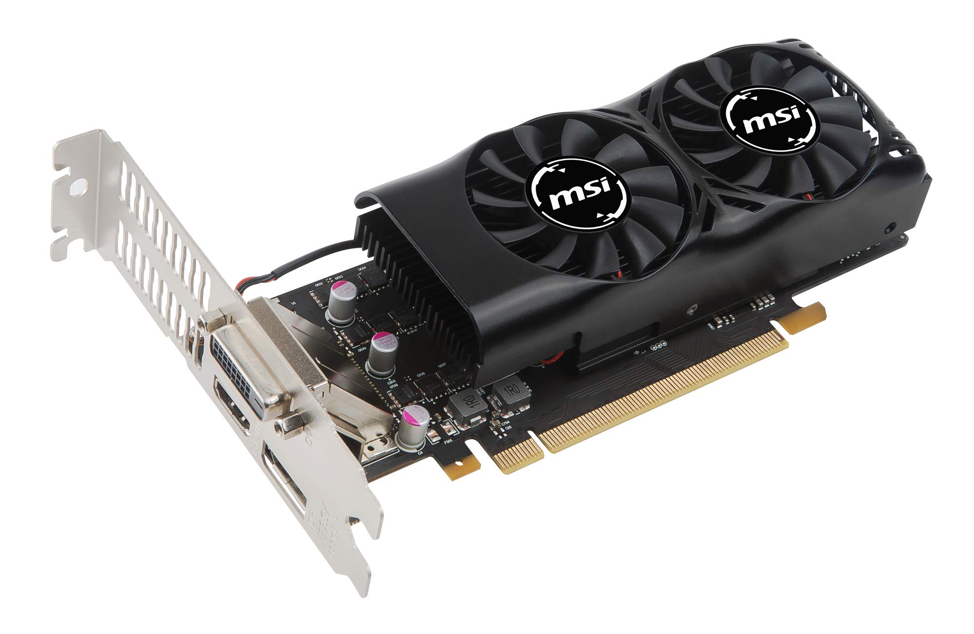 MSI GTX1050 Ti 4GB LP ロープロ 動作品 簡易清掃済み MSI GTX1050 Ti