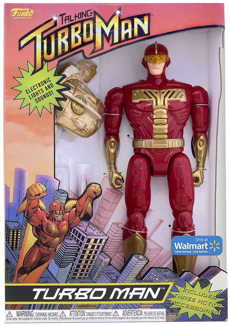 Amazon.com: Jingle All The Way – Turbo Man Electronic Figure by