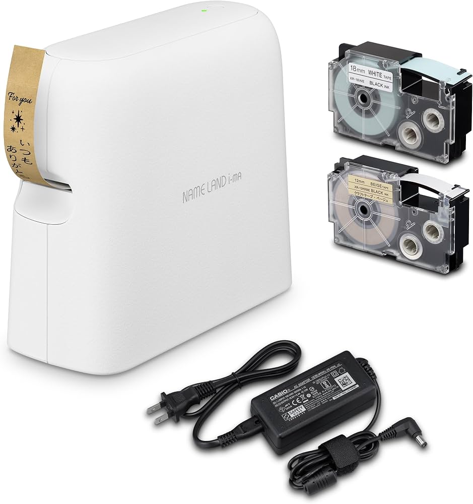 Amazon | カシオ ラベルライター ネームランドi-ma スマホ・PC対応 KL