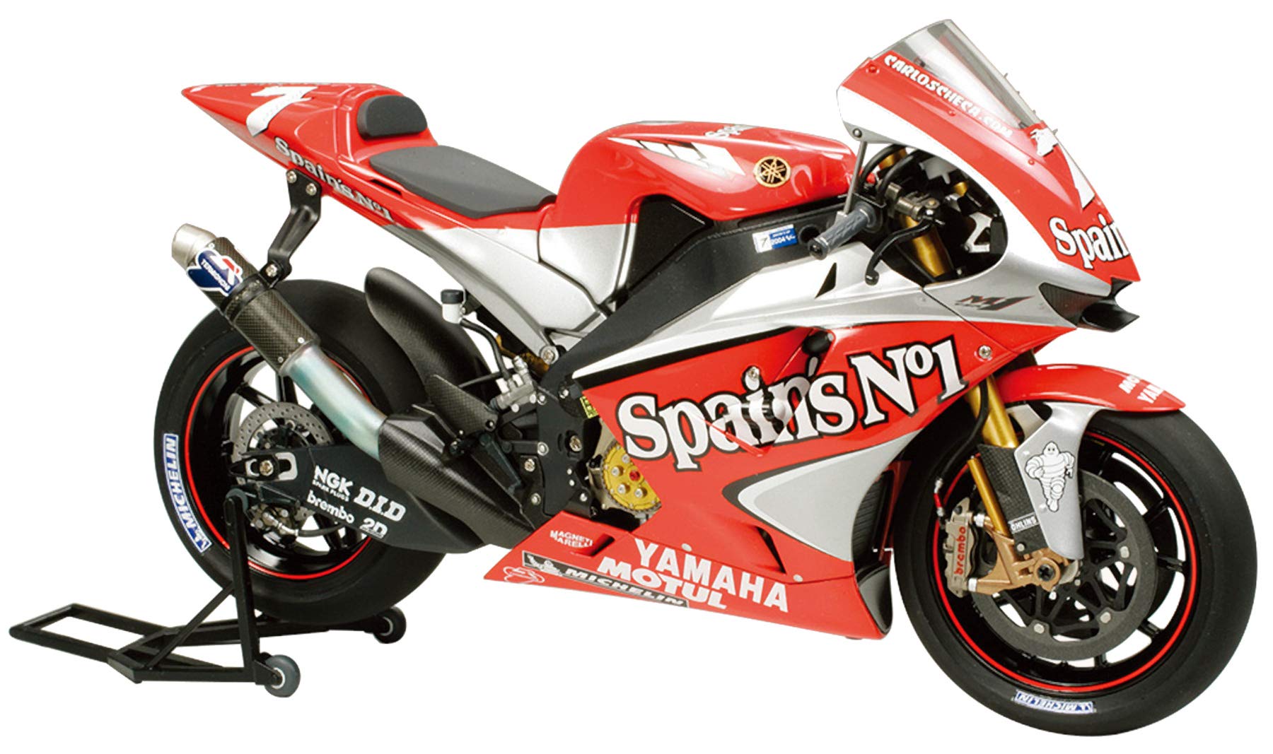 Amazon.com: Tamiya – 14100 Yamaha YZR M1 2004 1/12 : Arts, Crafts