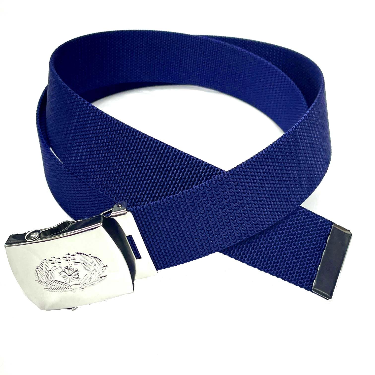 Amazon | 警察グッズ 旭日桜花桜葉エンブレム帯革ベルトセット ローラ