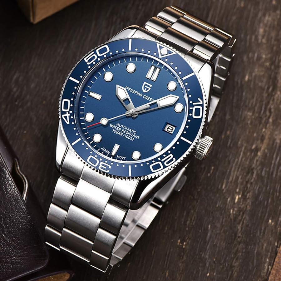 Pagani Design Men's Stainless Steel Automatic Diver's Watch