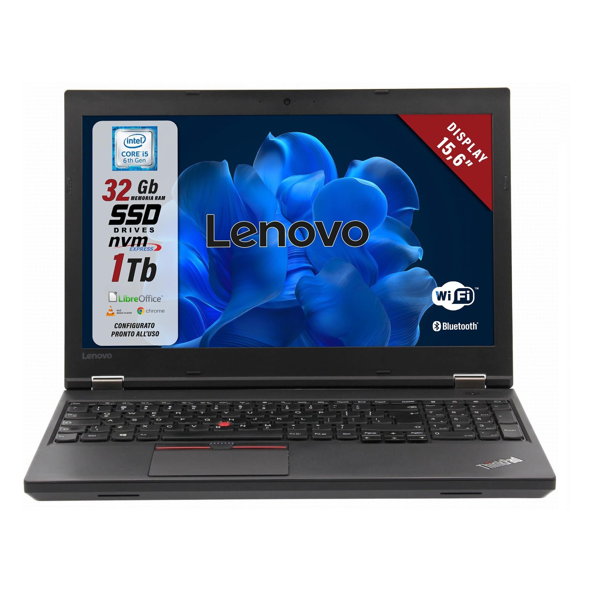 Lenovo ThinkPad Intel Core i5-6th Laptop Ready to Use with Book