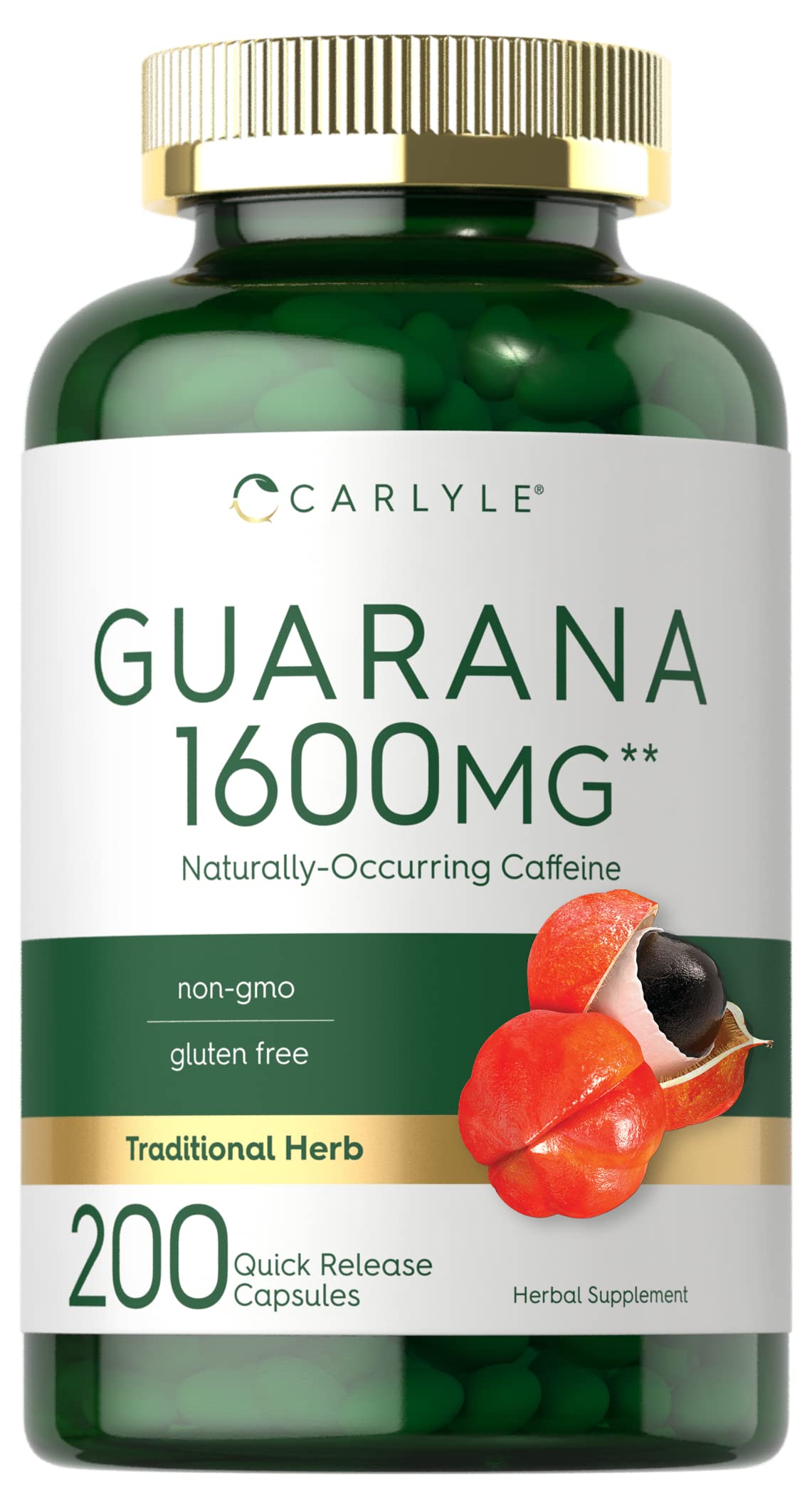 Amazon.com: Carlyle Guarana Extract Capsules | 200 Count