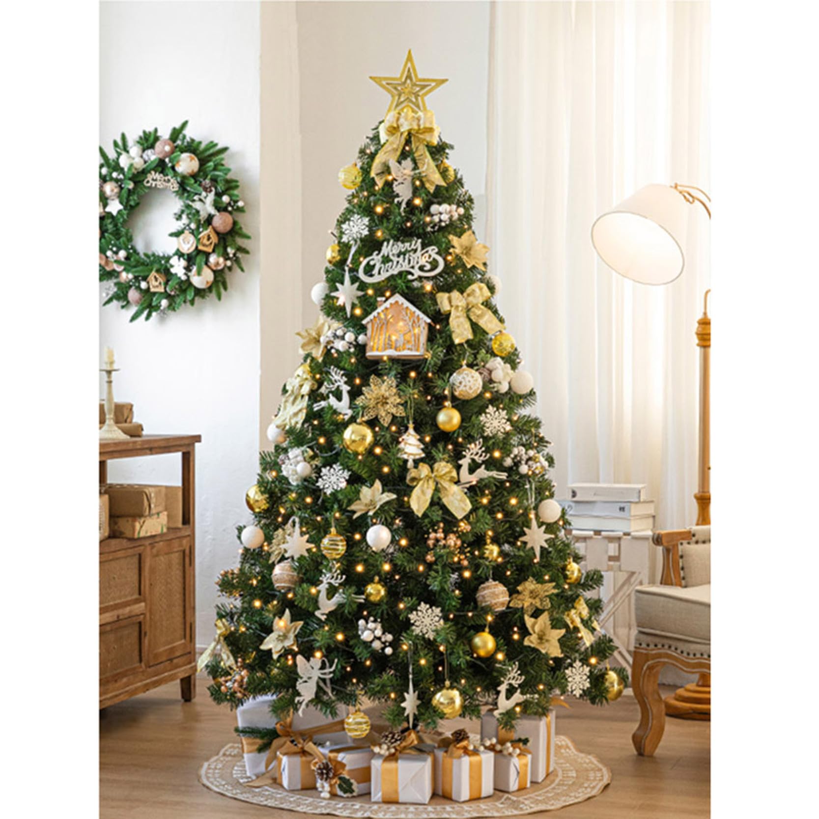 Amazon.co.jp: HGJH クリスマスツリー 北欧 針葉樹 コニファー 大型