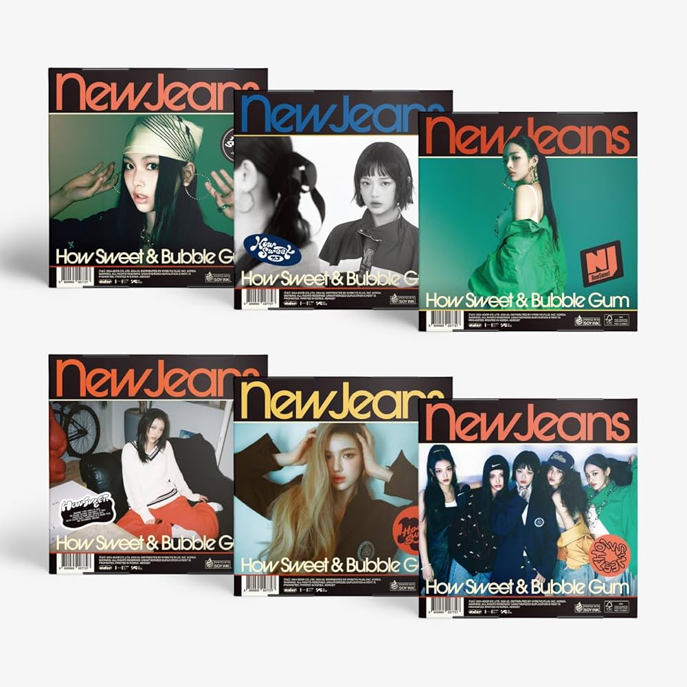 Amazon.co.jp: NewJeans How Sweet Double Single Album with Tracking