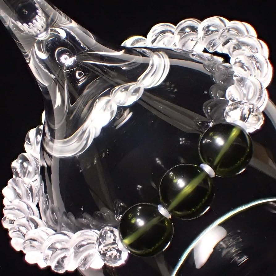 Amazon.co.jp: 高級天然石アクセサリー 隕石 モルダバイト と天然水晶