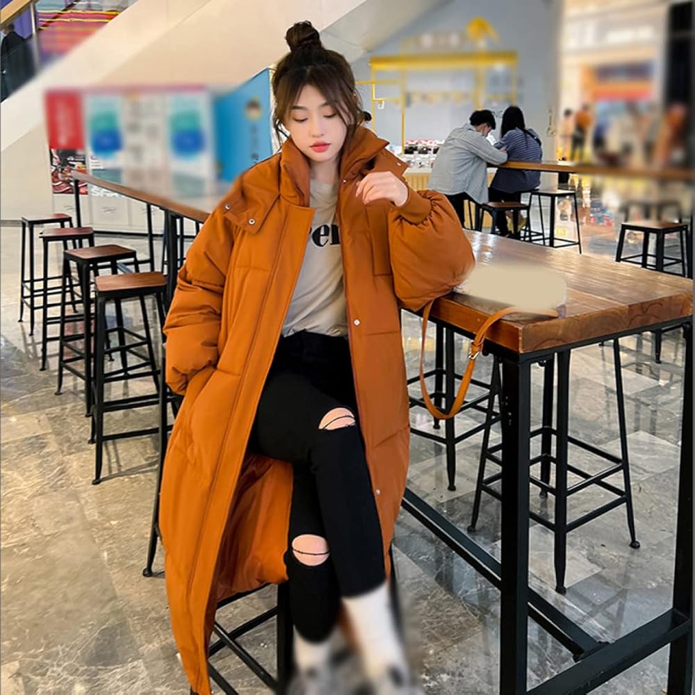 Amazon | QPQPQ ダウンジャケット ロング M レディース ダウンコート