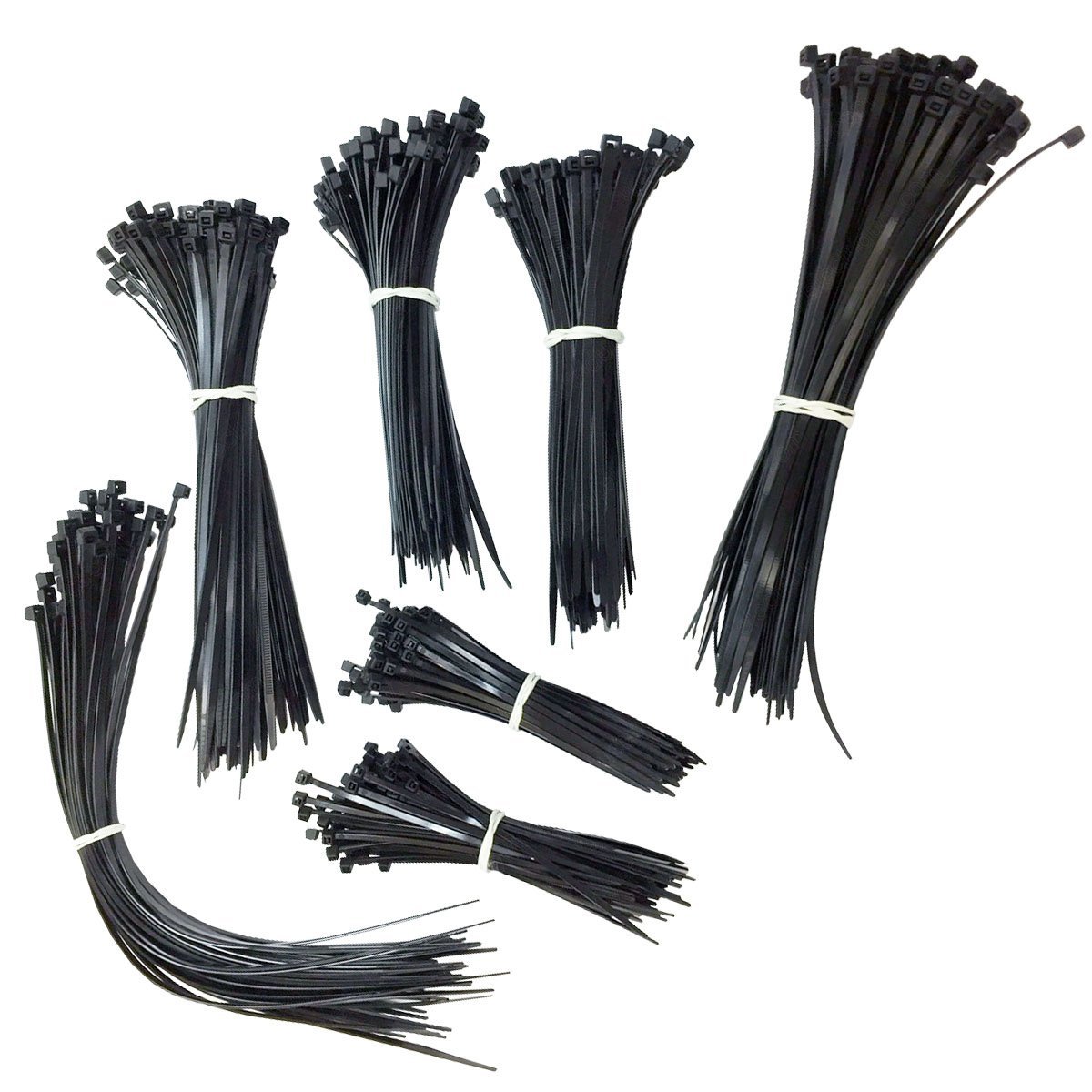 Amazon.com: Electriduct Nylon Cable Tie Kit - 650 Zip Ties