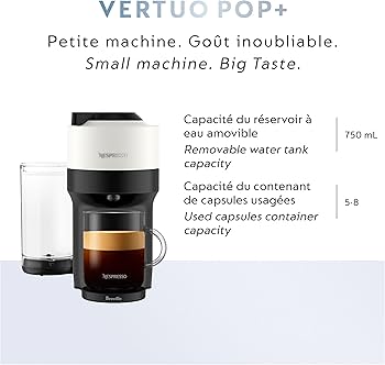 Amazon.com: Nespresso Vertuo Pop+ Coffee and Espresso Maker by