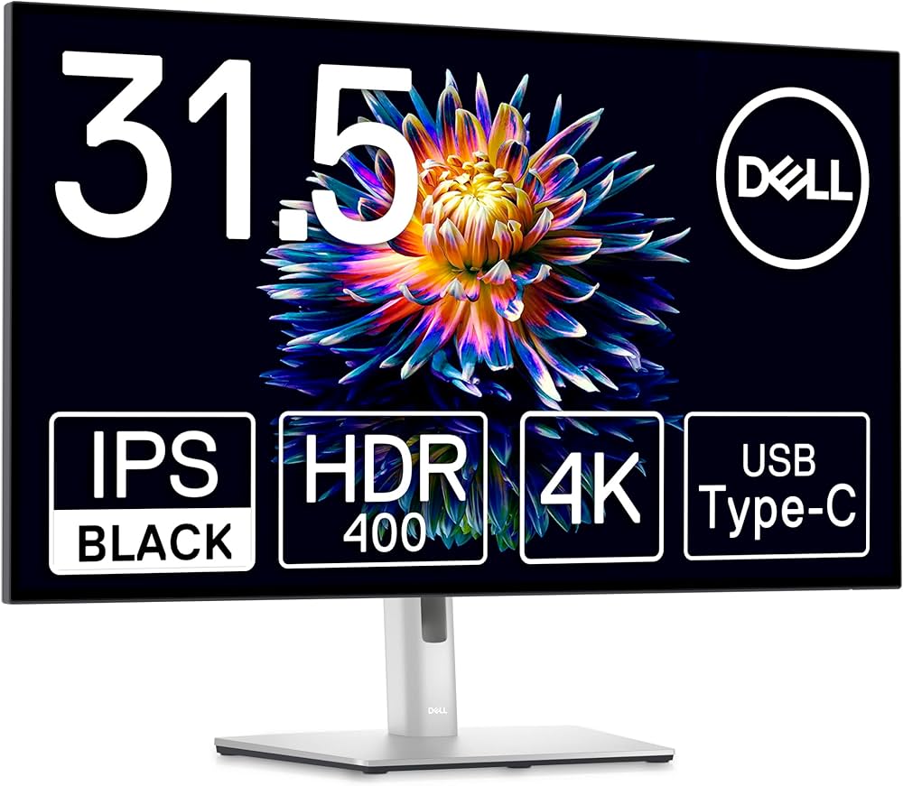 Amazon.co.jp: Dell U3223QE 31.5インチ 4K ハブモニター(3年間無輝点