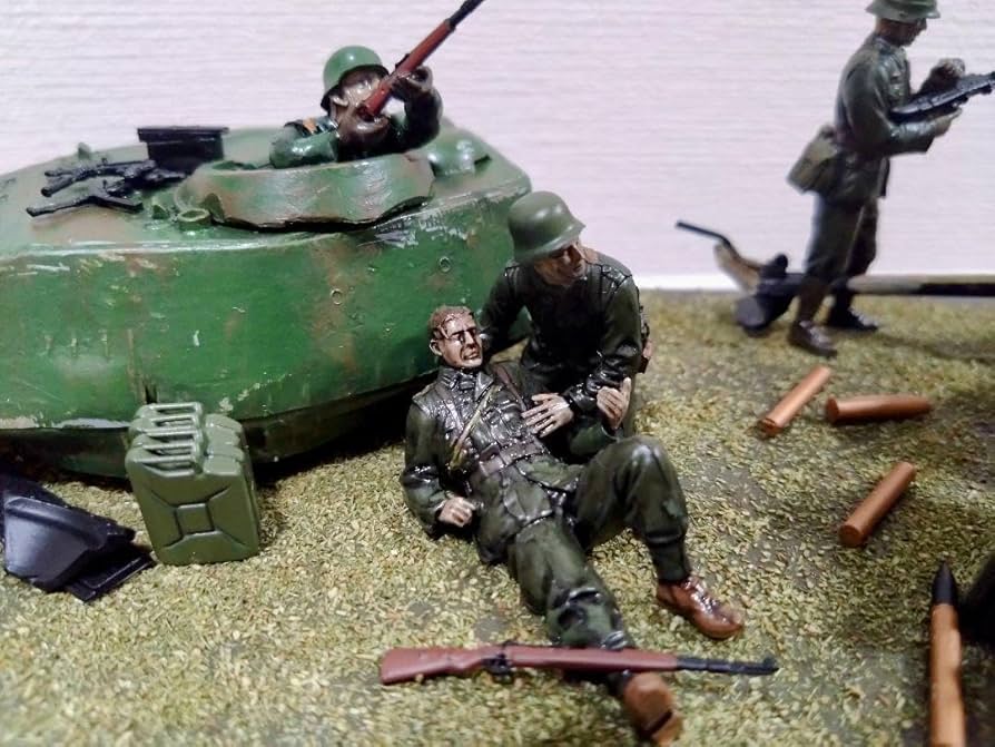 Amazon.co.jp: 1/35 ジオラマ ドイツ軍 東部戦線 プラモデル ジオラマ