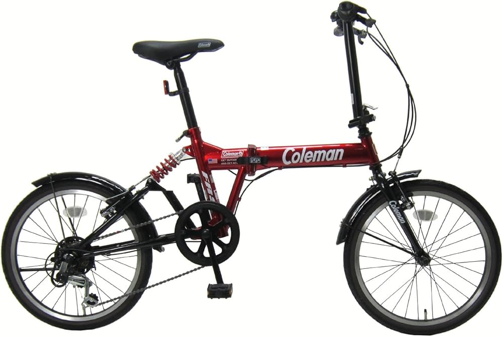Amazon | コールマン(Coleman) 折りたたみ自転車 20インチ シマノ外装6