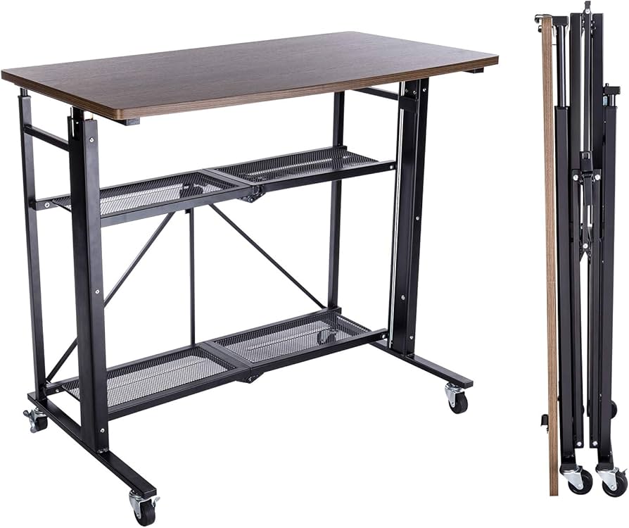 Amazon | E-WIN 折りたたみ スタンディングデスク 昇降デスク