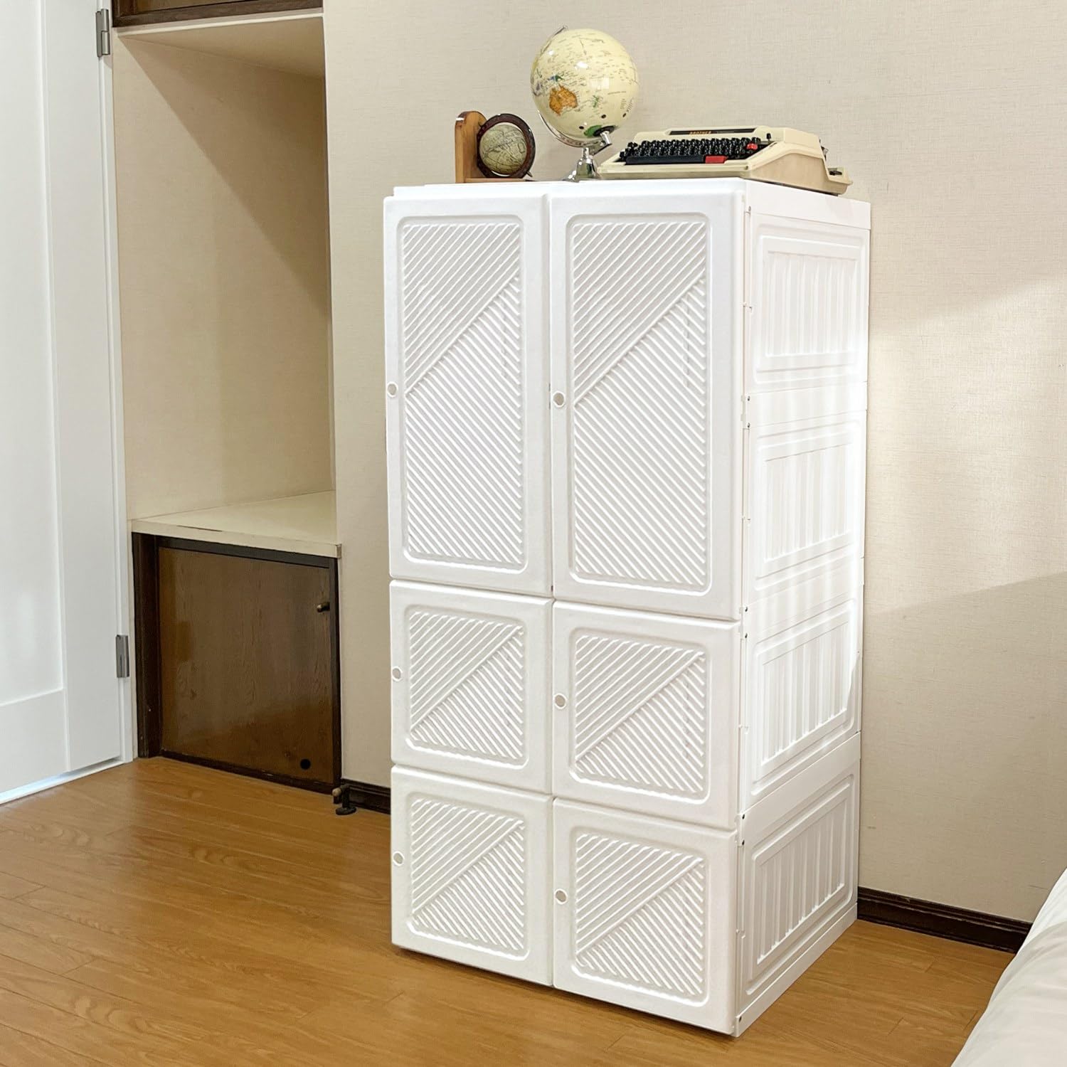 Amazon｜モリリンインテリア 工具不要で 組み立てられる！ 収納力 の