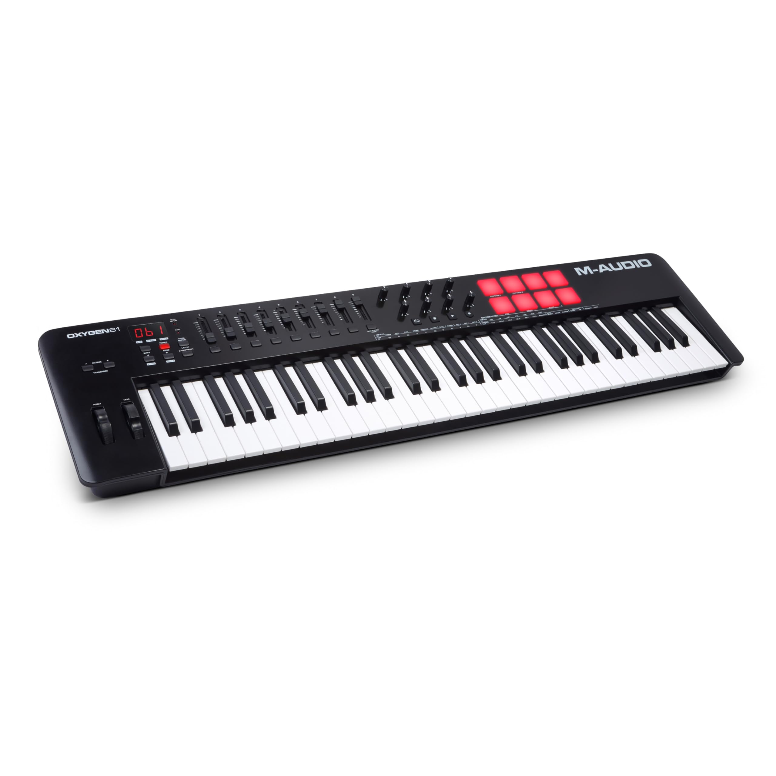 Amazon.com: M-AUDIO Oxygen 61 (MKV) Key USB MIDI Keyboard