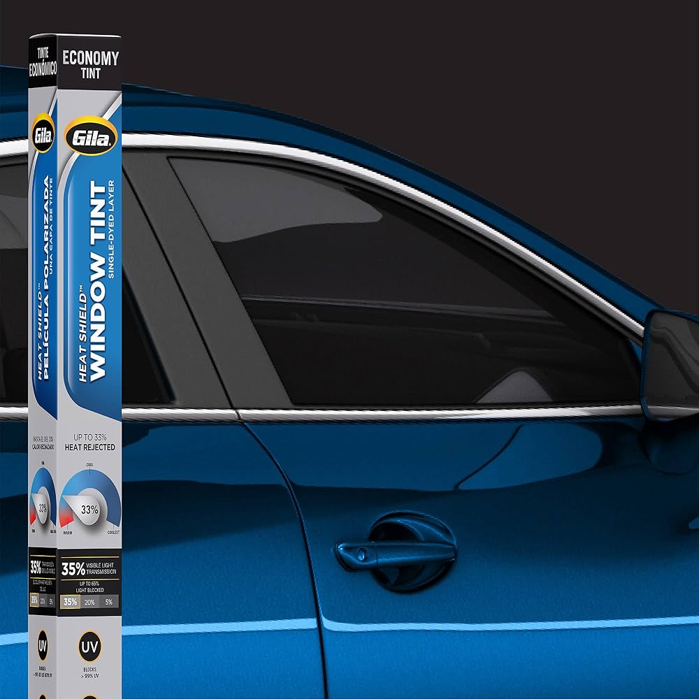 Gila Basic 35% VLT Automotive Window Tint DIY Glare Control UV