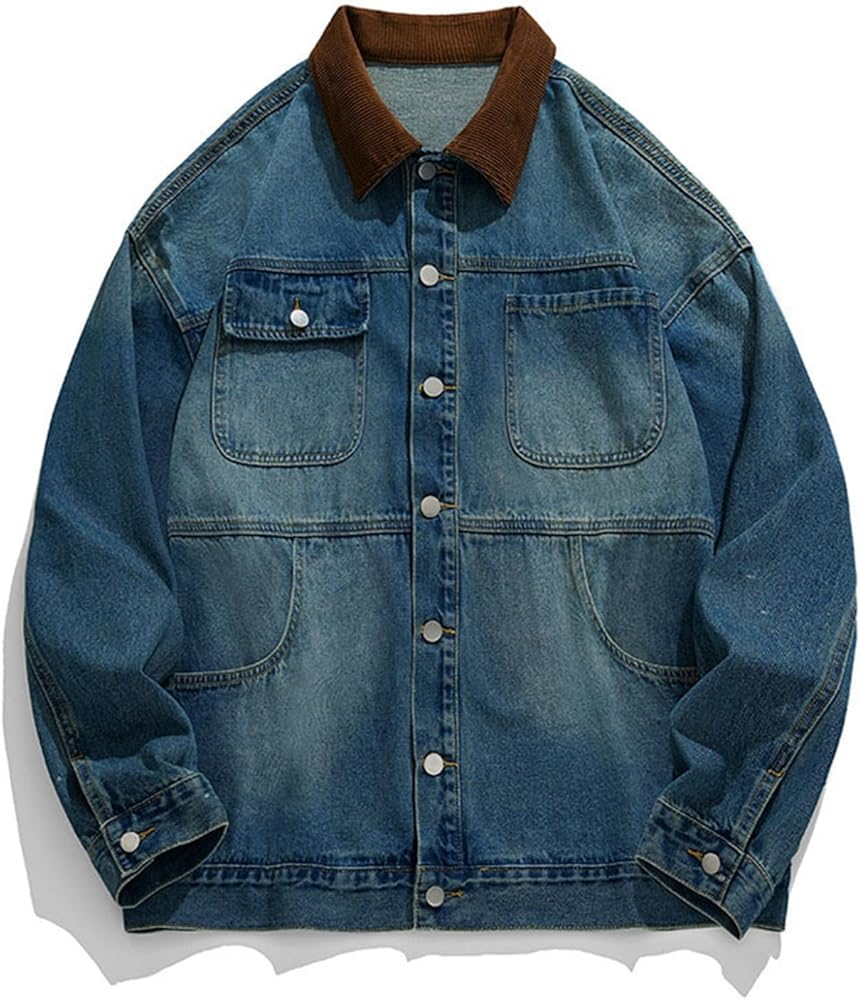 Amazon | [Monotory] デニムジャケット メンズ 春秋 秋冬服