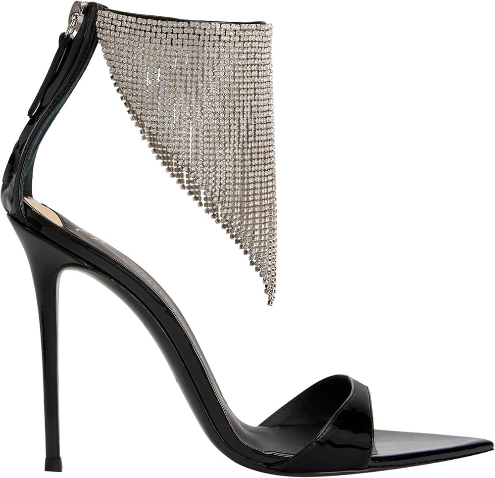 Amazon.com: Giuseppe Zanotti, Intriigo Crystal Sandals, 5, Black