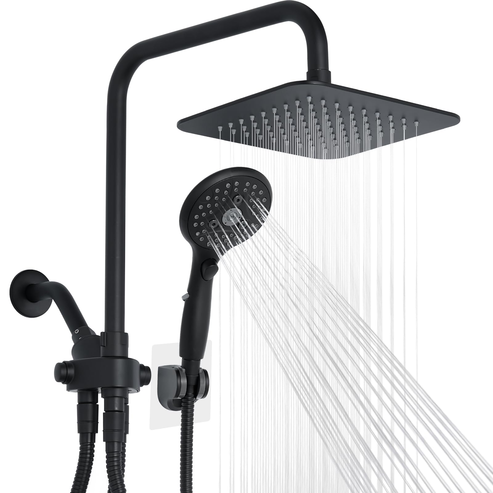 VXV 8'' High Pressure Rainfall Shower Head with 6 Function