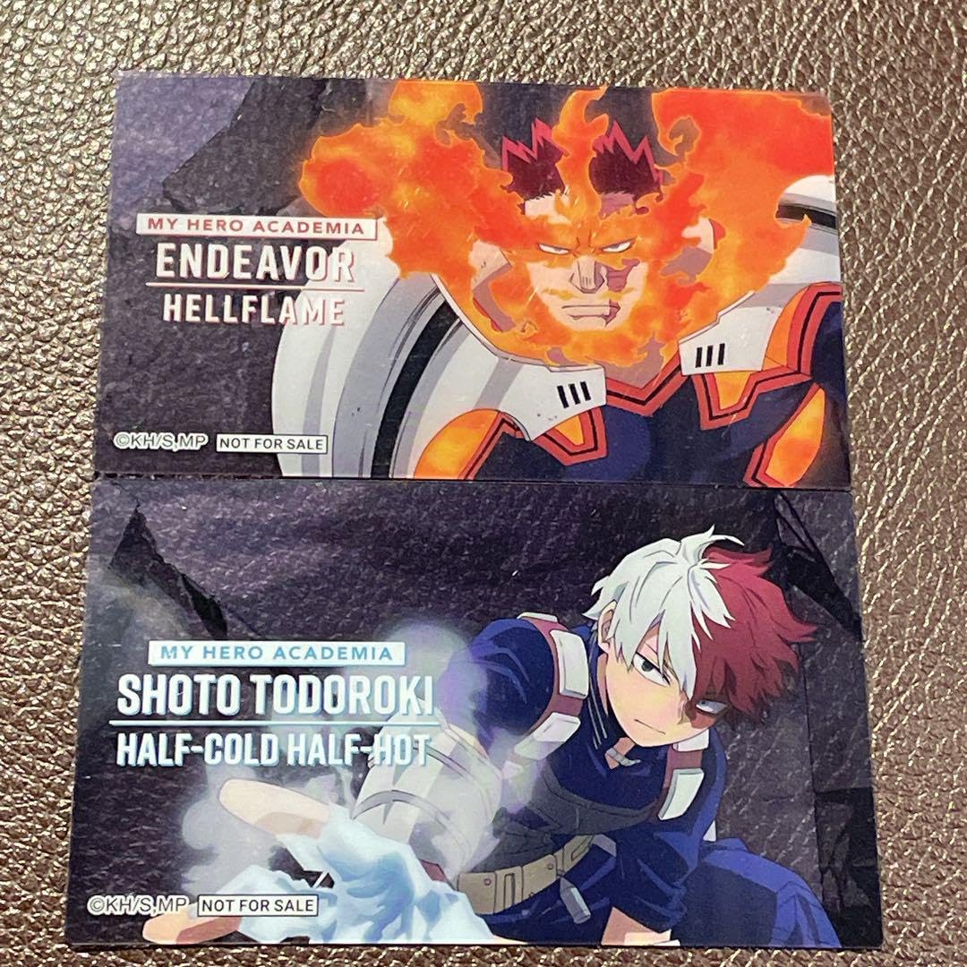 Amazon.co.jp: 轟焦凍エンデヴァー 入場特典 クリアカード 2点セット