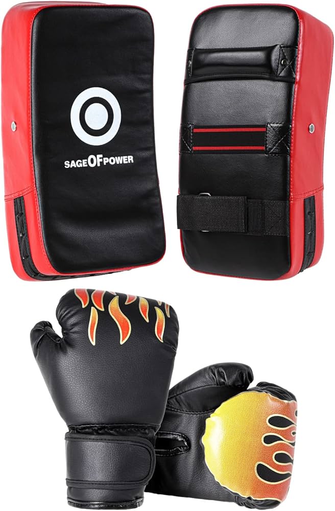 Amazon.co.jp: 親子で キックボクシング セット 子供用 ボクシング