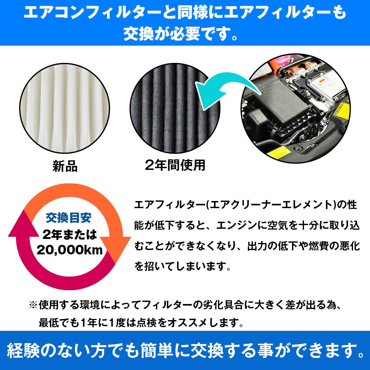 Amazon | 純正交換 日産 エアフィルター エアクリーナー エア