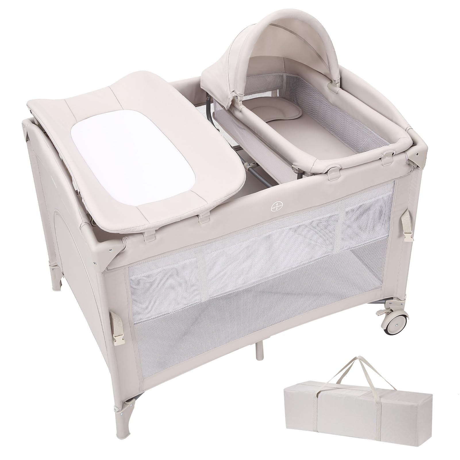 Amazon.co.jp: Thinkmax ベビーベッド 折りたたみ 添い寝 揺りかご