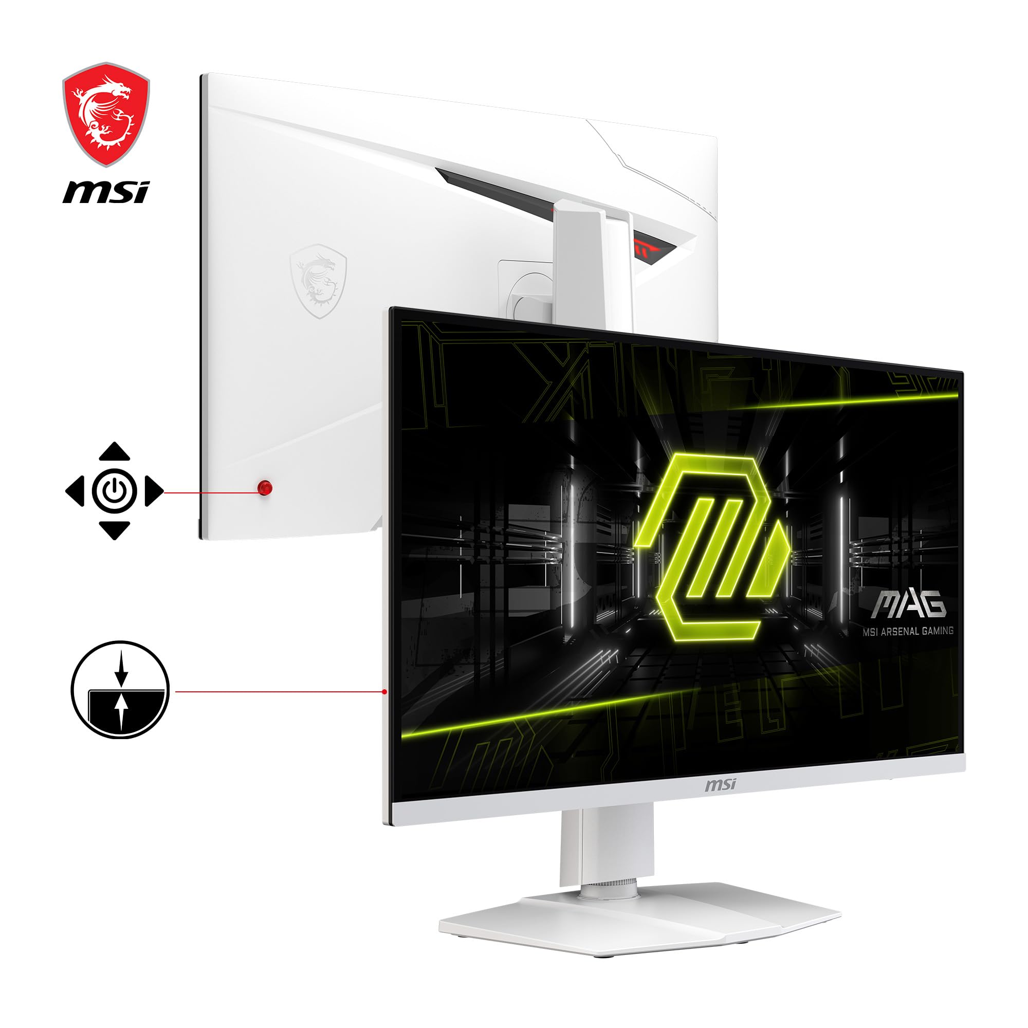 Amazon.co.jp: MSI MAG 274URFW 27インチ 4K ゲーミングモニター 3840