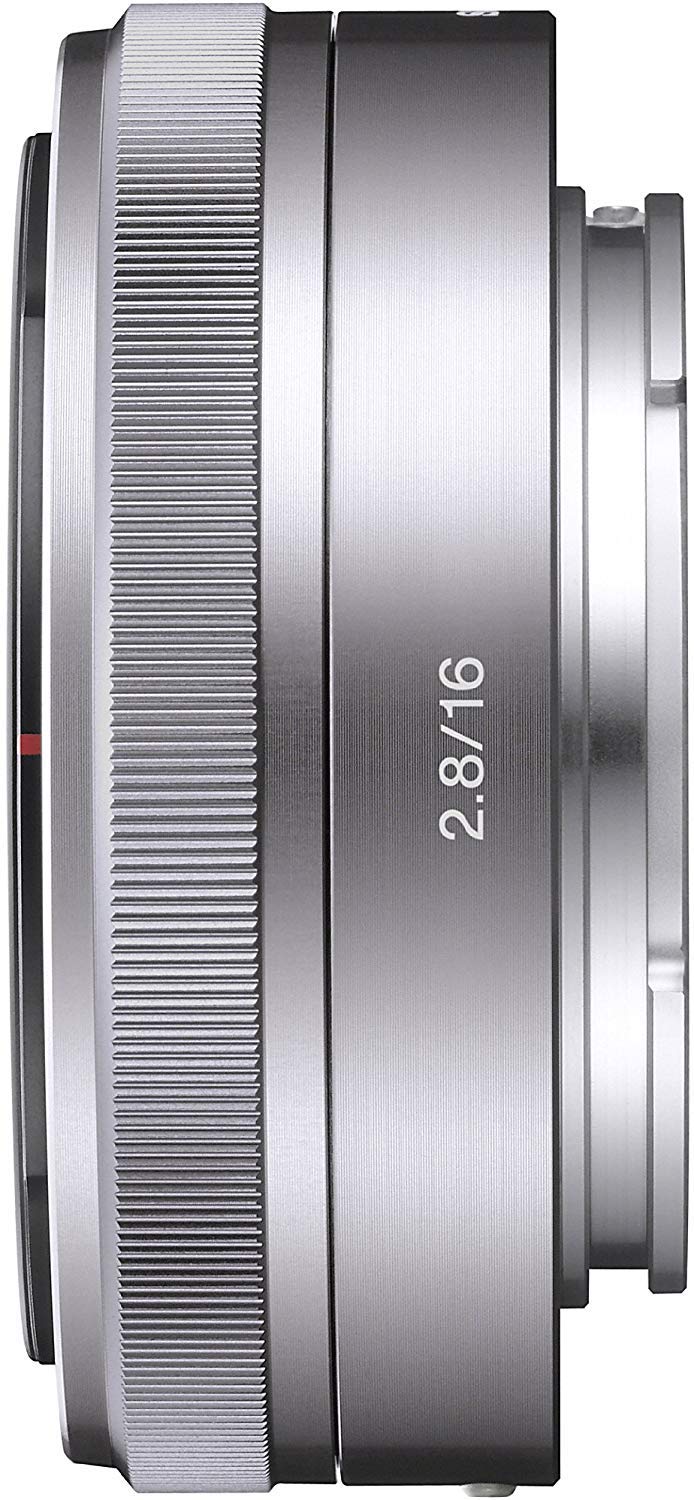 Sony Alpha SEL16F28 E-Mount 16mm F2.8 Lens (Silver) : SONY: Amazon