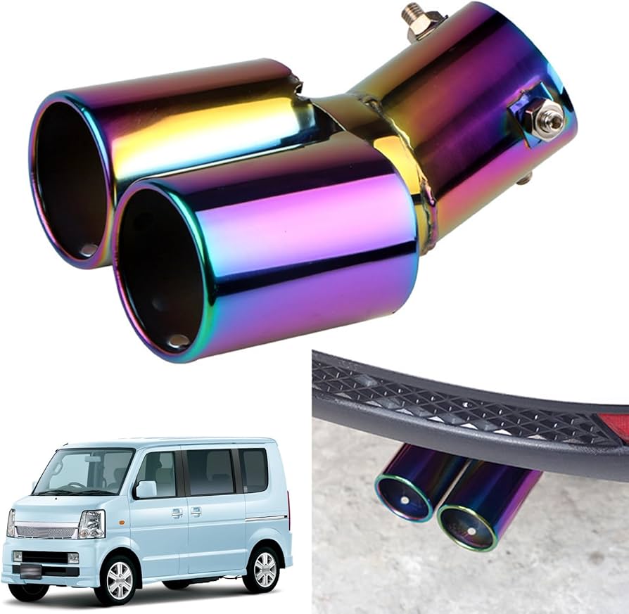 Amazon | マフラー カッター 2本出し スズキ エブリイ/エブリイワゴン