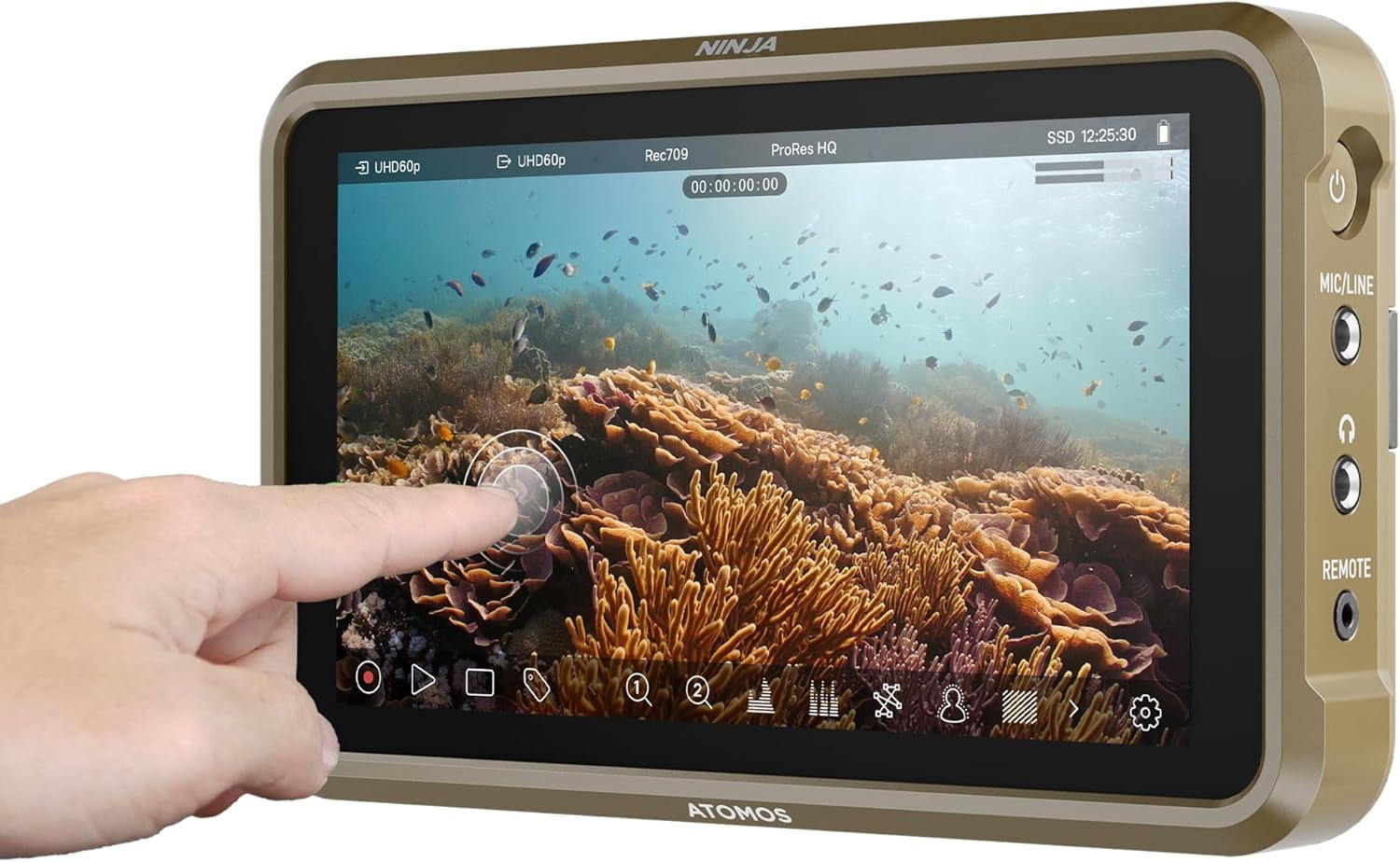 Amazon.co.jp: Atomos Ninja 5.2インチ 外部モニター HDR レコーダー