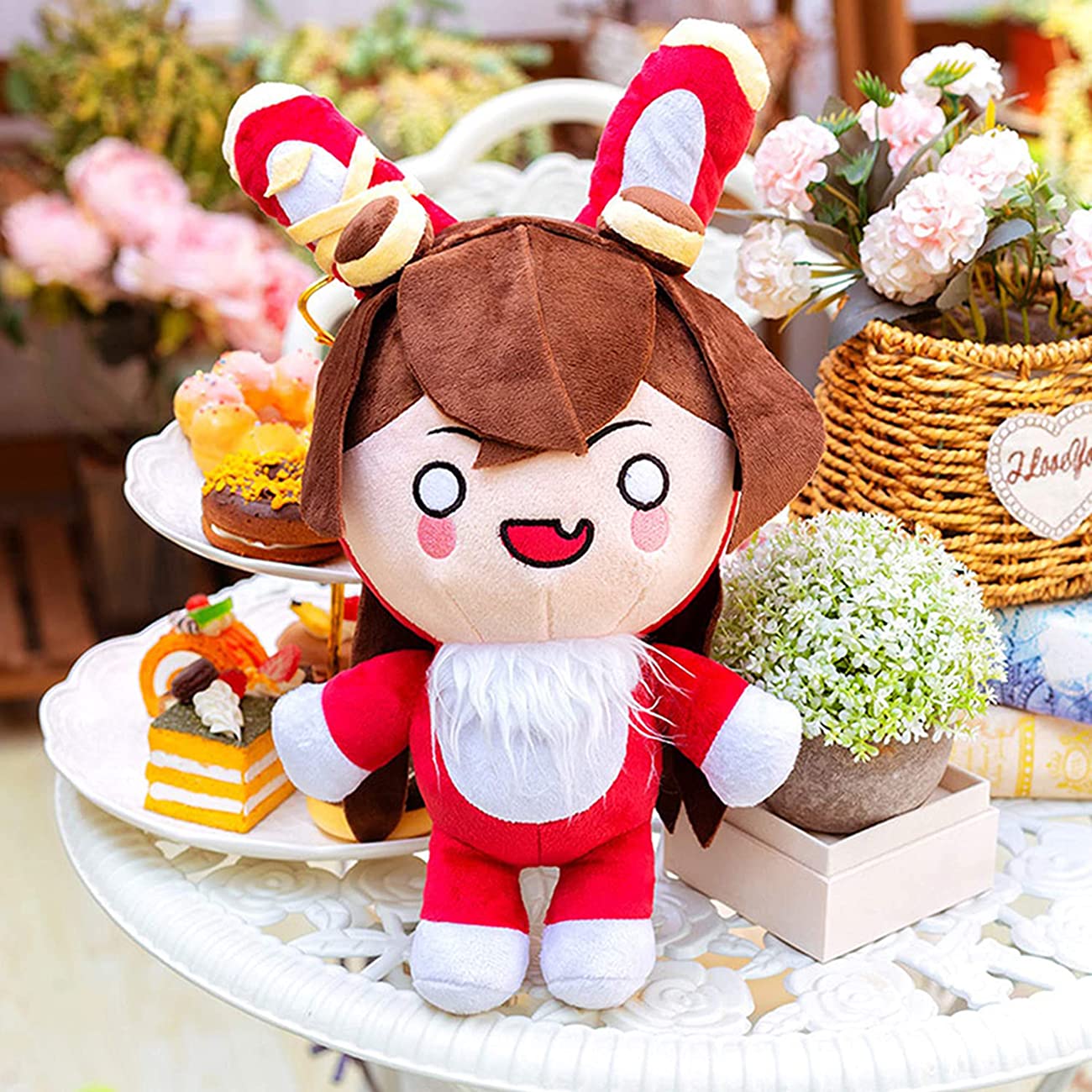 Amazon.co.jp: 原神ウサギ伯爵バニーぬいぐるみ、アンバーコスプレ、原