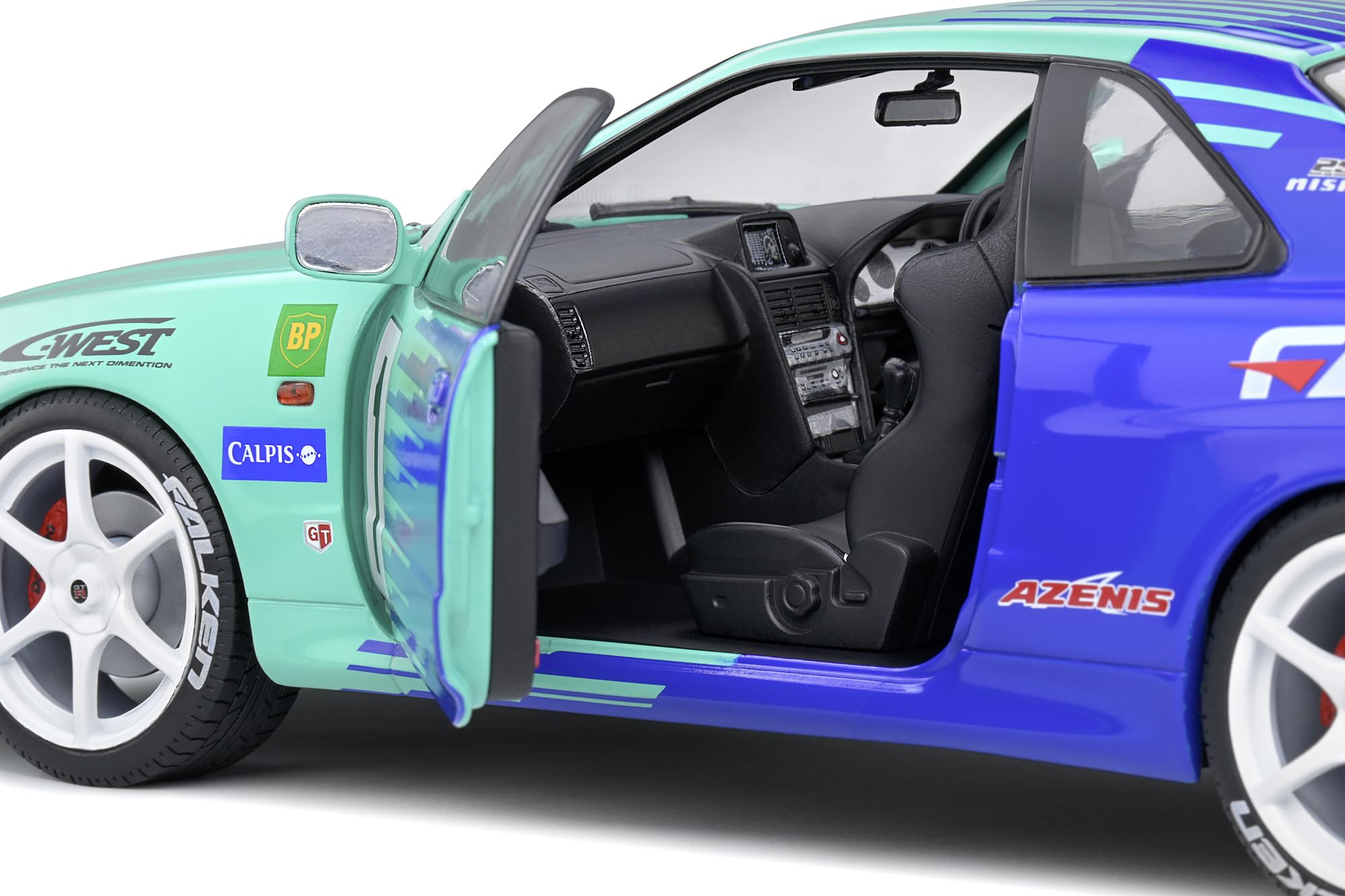 Amazon.com: Solido S1804304 1:18 1999 Nissan Skyline (R34) GT-R