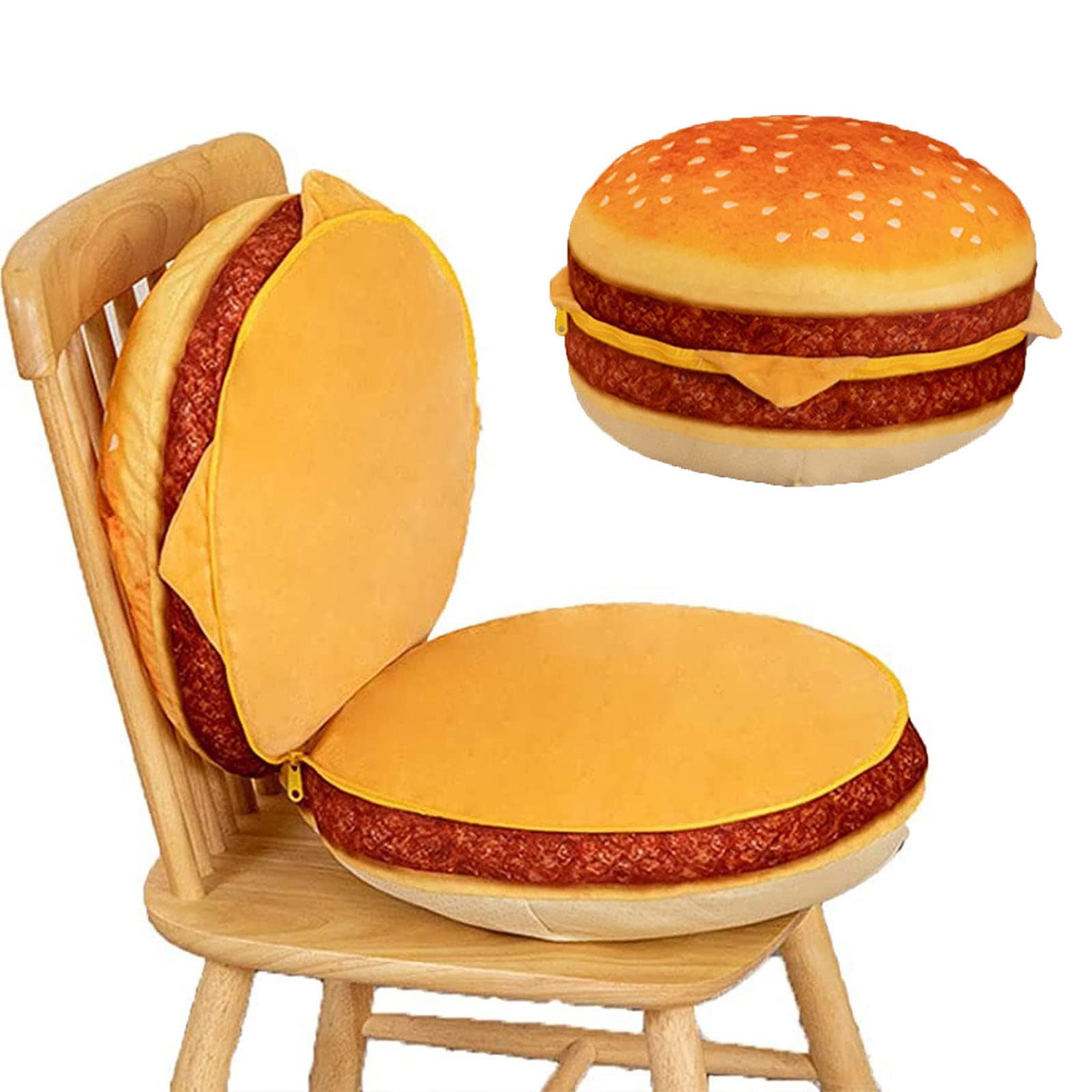 Amazon.com: LAUPVXA Large 3D Burger Plush Toy, Soft Stuffed