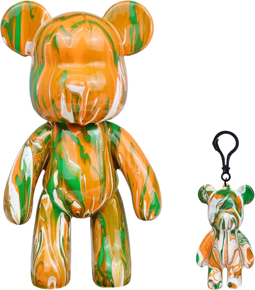 Amazon | Coniuty DIY (オレンジ+ホワイト+グリーン 9.05インチ) 流体