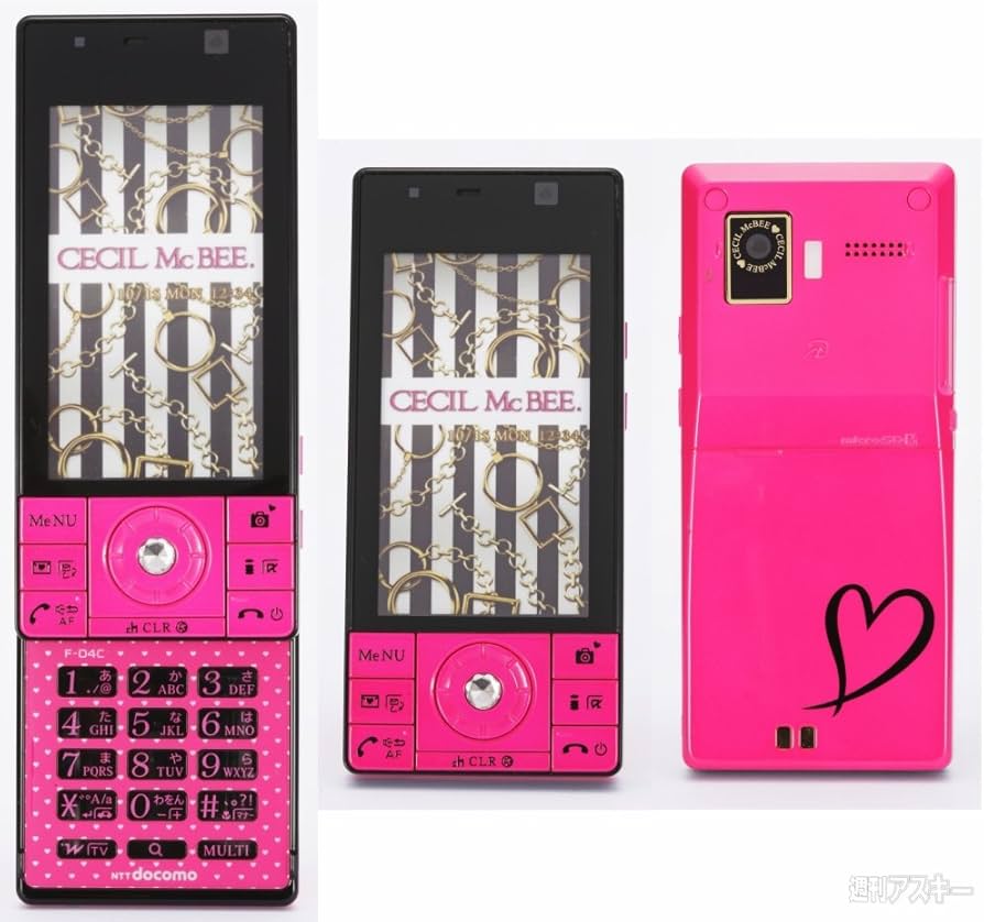Amazon | docomo STYLE series F-04C 小悪魔 PINK CECIL McBEE 品