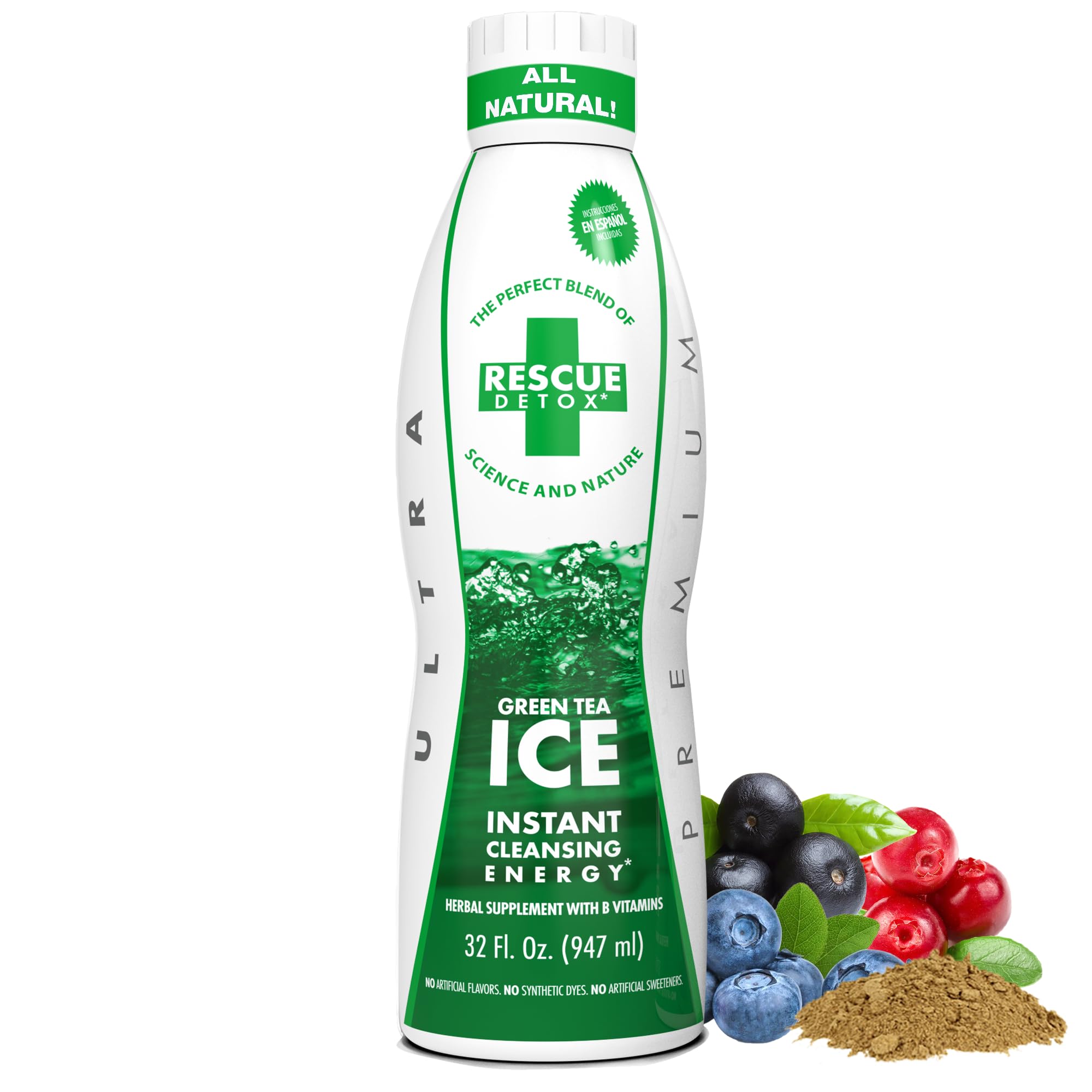 Amazon.com : Rescue Detox ICE - Green Tea Flavor - 32oz | Maximum