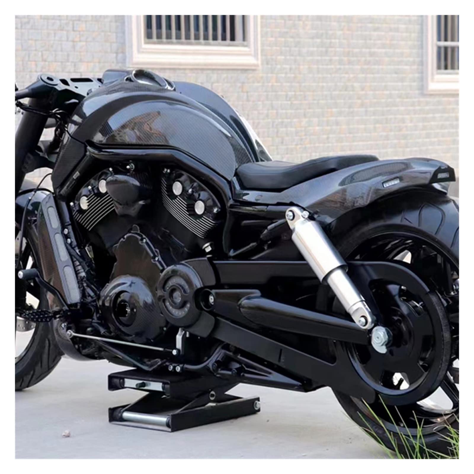 Amazon | オートバイカーボンファイバーエアボックスカバーフェア