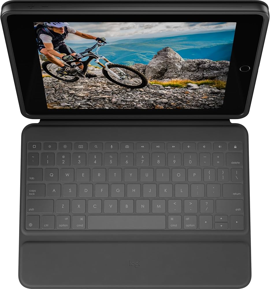 Amazon | Logitech(ロジクール) Rugged Folio iPad (第7世代、第8世代