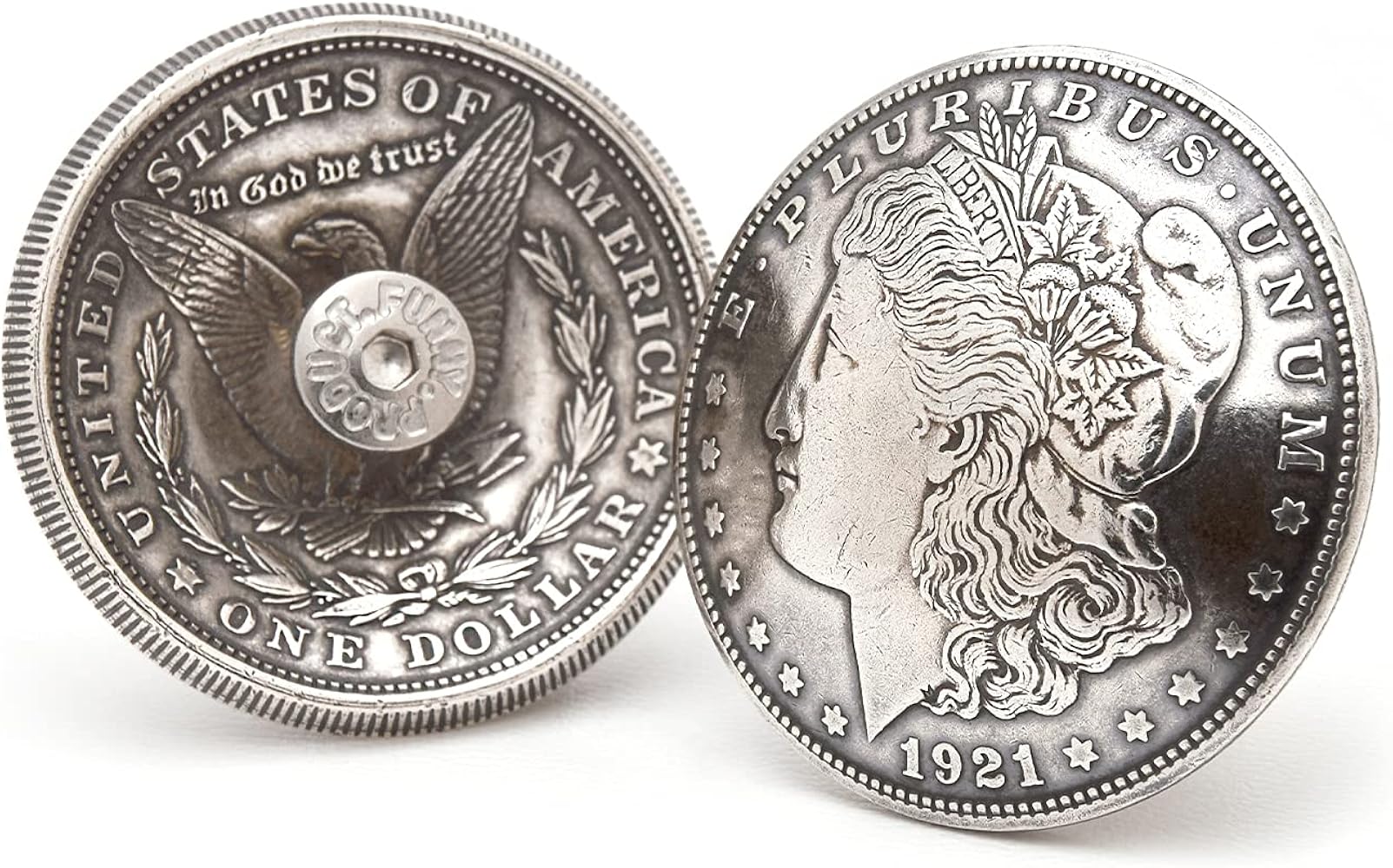 Amazon.co.jp: [ファニー] コイン コンチョ 1ドル モーガン [ネジ式