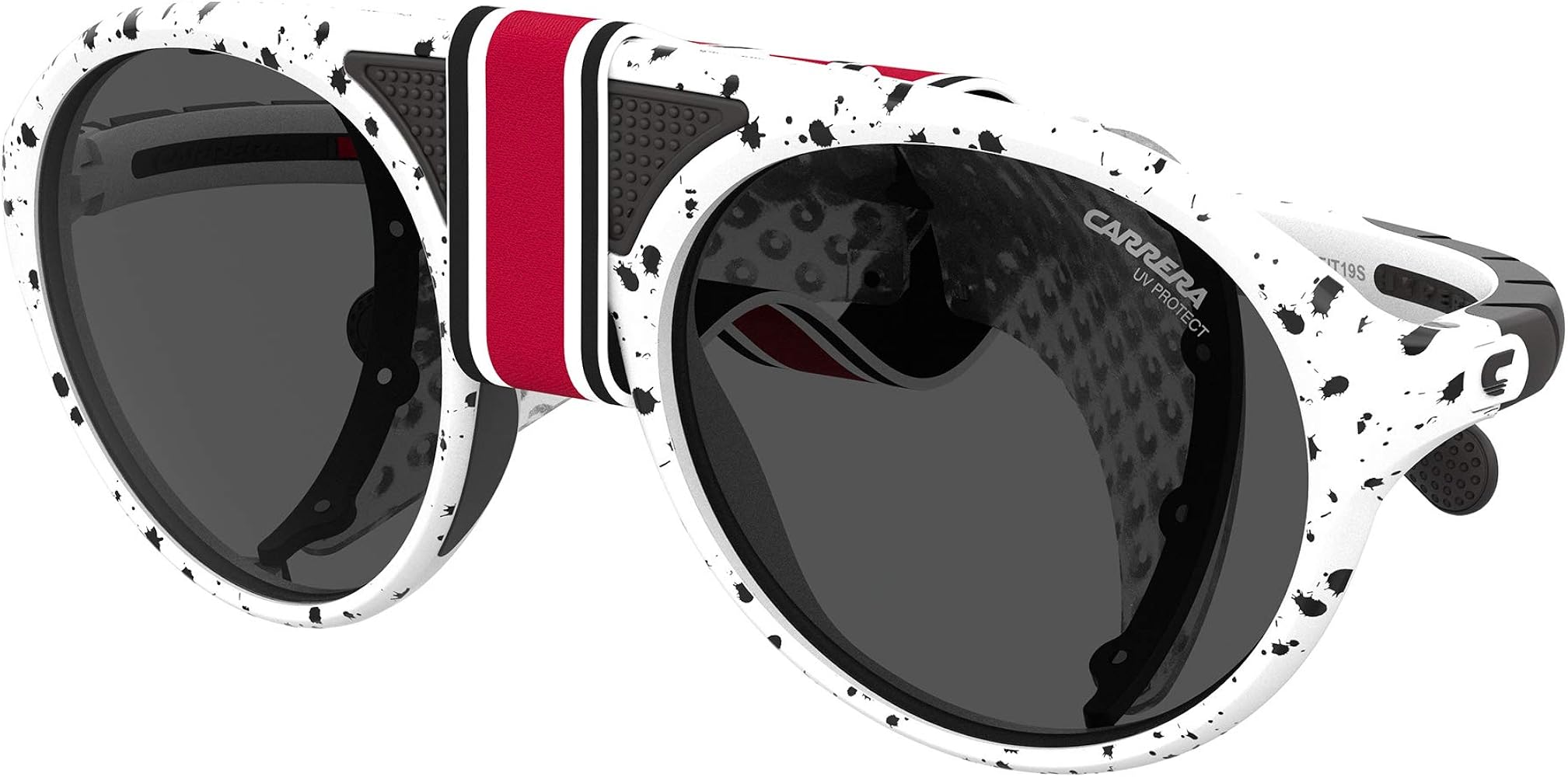 Amazon | [Carrera] HYPERFIT 19/S 男性 サングラス WHITE BLACK/GREY