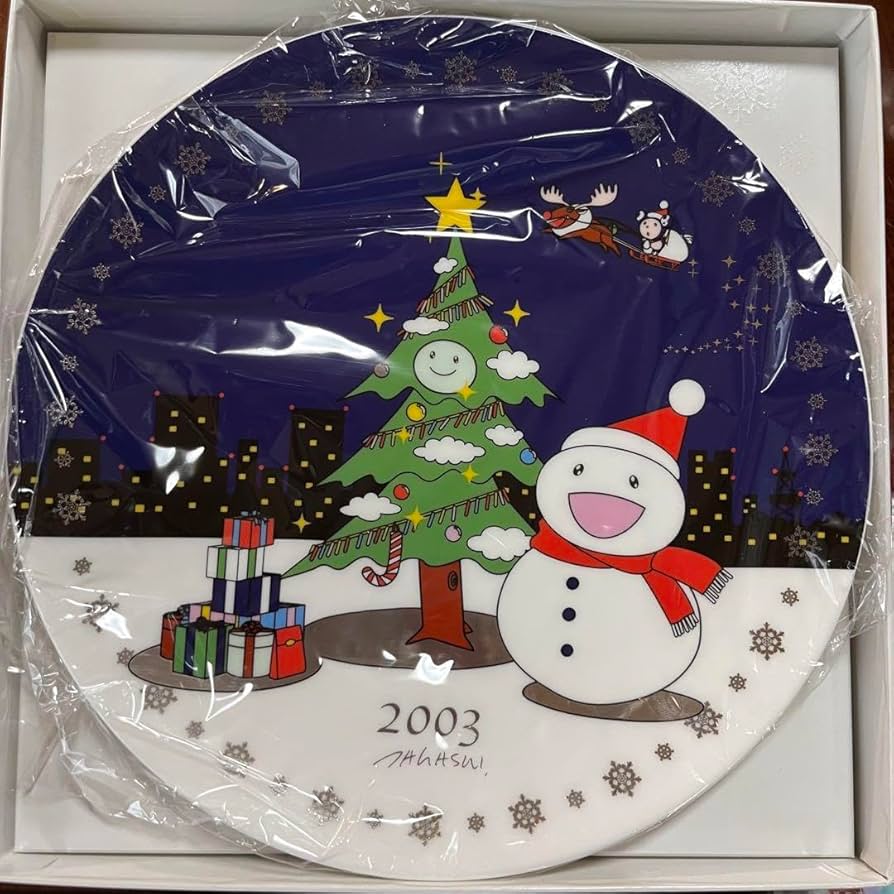Amazon.co.jp: 村上隆 クリスマス プレート 2003 銀座並木通り ※限定中
