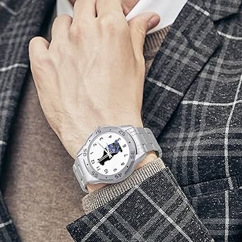 Amazon.co.jp: 腕時計 水彩スカル 黒猫 花 ネコ柄 猫柄 ウォッチ