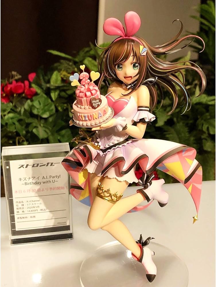 Amazon.com: Stronger Kizuna AI A.I. Party! Birthday Figure : Toys