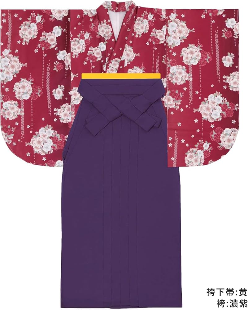 Amazon | [KYOETSU] [キョウエツ] 袴 セット 華やか E 卒業式 小学生