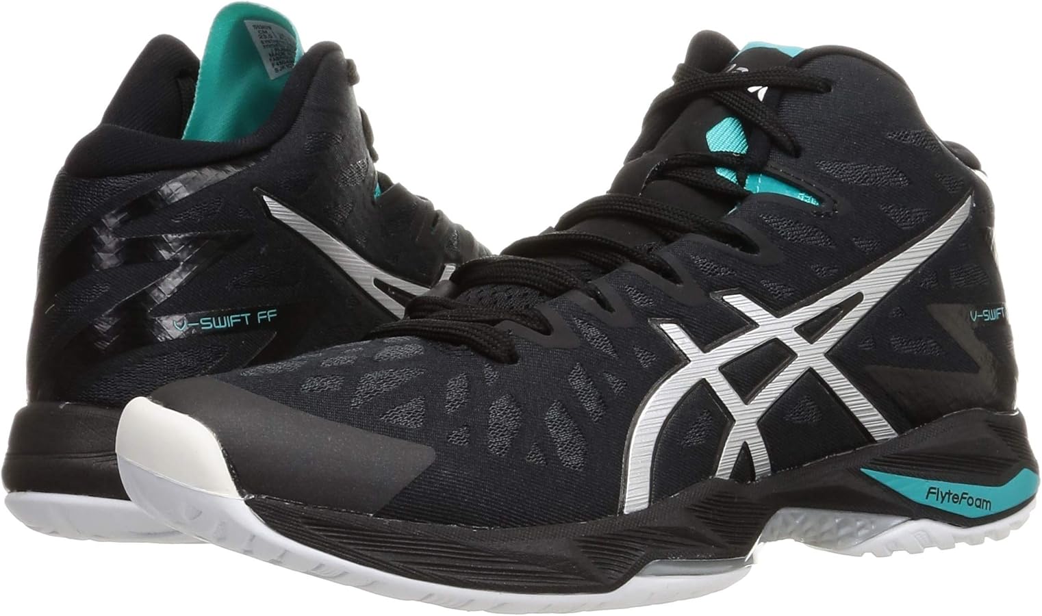 Amazon.co.jp: Asics V-SWIFT FF MT 2 Volleyball Shoes, 001 (Black