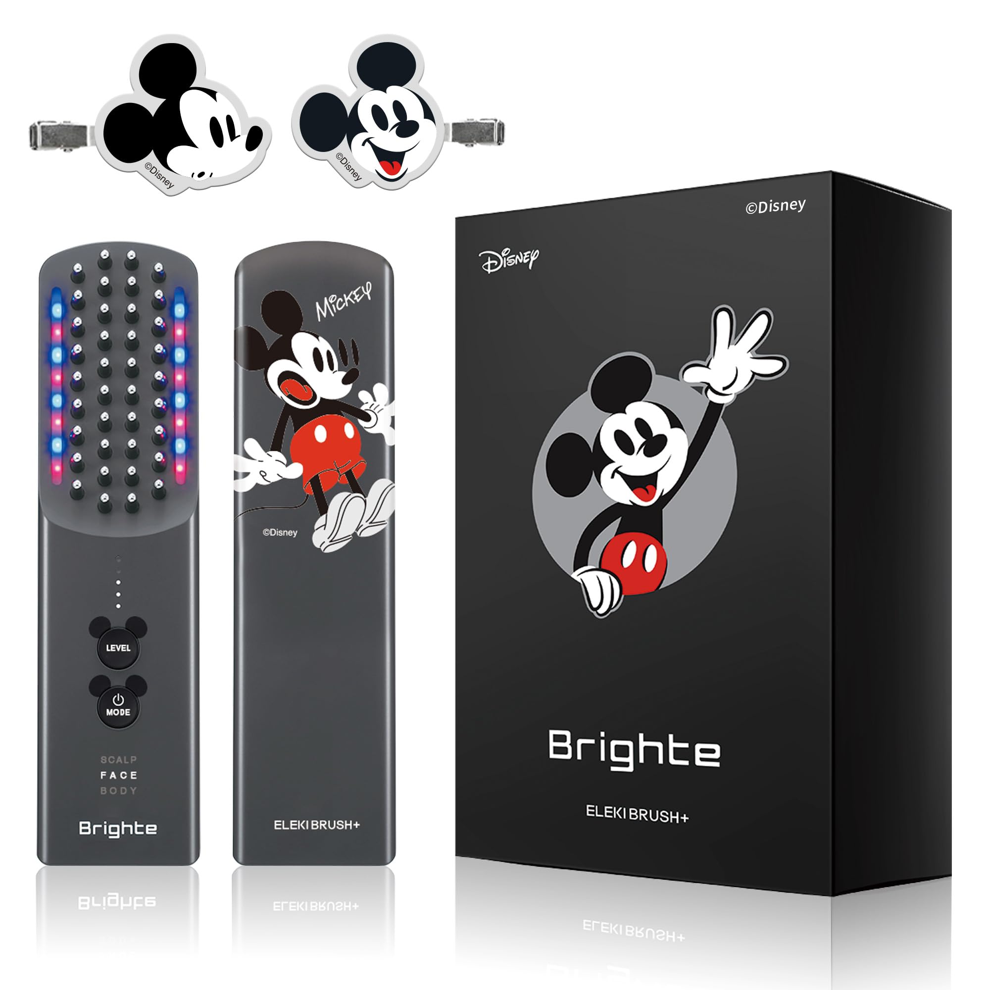 Amazon.co.jp: 【ミッキーコラボ + ヘアクリップ付き】 Brighte