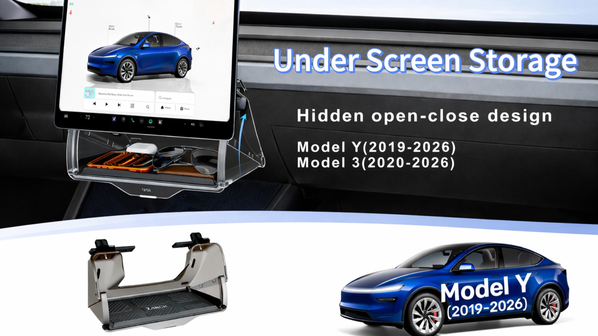 Amazon.com: Zanch (Upgraded) Tesla Model Y Juniper Under Screen
