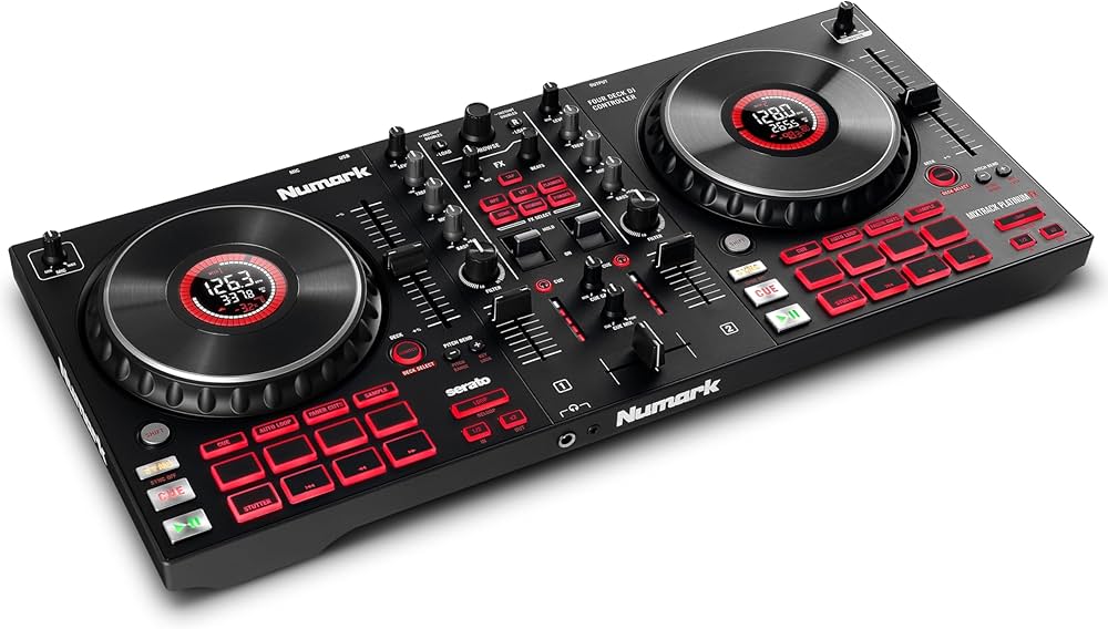 Numark Mixtrack Platinum FX - 4 Kanal DJ Kontrol Cihazı, 24 Bit